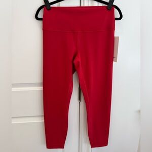 Lululemon Wunder Train High-Rise Tight 25" Size 10 Dark Red NWT